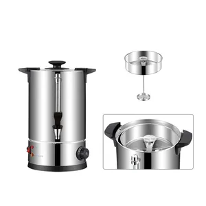 YingTai Commercial Grade Stainless Steel Percolate Coffee Maker Hot Water Coffee Tea Urn For Catering