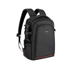 Kameratasche 15-16 Zoll PULUZ Schwarzer Nylon Digitaler Kamera-Rucksack Großhandel Fotografie Schulter-Rucksack 45CM - Product Image 4