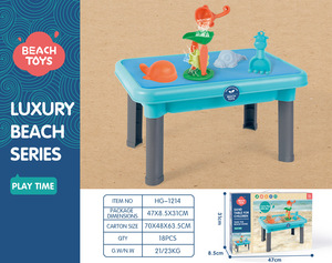 EW-mesa de agua y arena para niños pequeños, juego de playa, juguetes sensoriales de playa para niños al aire libre - Product Image 5