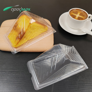Customized Triangular PET Plastic Transparent Sandwich Packaging Box Disposable Takeaway Baked <strong>Cake</strong> <strong>Slice</strong> for Food Use - Product Image 4