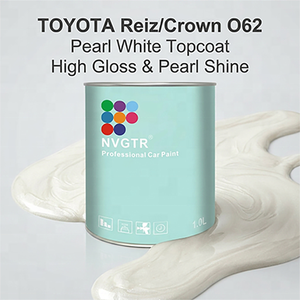 Cat Reiz Crown O62 Pearl White Topcoat Cat Mobil Efek Mutiara Berkilau Tinggi Cat Refinish Otomotif - Product Image 1