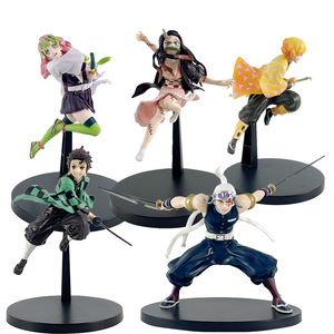 Figurines Manga HESPER 5 Styles Statues Mugen Train Battle Ver. Figurines de dessin animé Uzui Tengen Kanroji <span class=keywords><strong>Mitsuri</strong></span> en PVC, jouets d'anime - Product Image 1