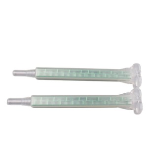 Đánh bóng 50ml màu xanh lá cây yếu tố tĩnh trộn vòi phun OEM tùy chỉnh kết dính Mixer vòi phun POM + PP vuông bước Mẹo vít - Product Image 6