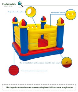 <span class=keywords><strong>Castillo</strong></span> Inflable Pequeño Multicolor para Niños, <span class=keywords><strong>Castillo</strong></span> Inflable, Aufblasbare Burg, Casa <span class=keywords><strong>de</strong></span> Brinco Comercial para Alquiler - Product Image 6