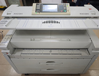 高效率理光 MP W5100 宽幅工程工作站单色打印机绘图仪打印扫描复印 CAD 图纸解决方案