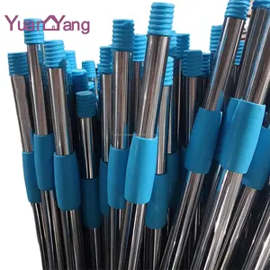 Factory wholesale price stainless steel tubing and telescopic poles metal broom handle telescope stick