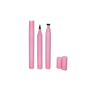 Lápis de delineador original, carimbo 2, canetas dupla face, logotipo personalizado, atacado, rosa, 2 em 1, delineador líquido