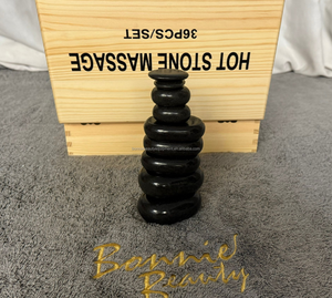 36 Piezas de Piedras de Masaje Calientes de Basalto Volcánico Natural, Kit Profesional de Piedras Energéticas Calentadas para SPA, para Relajación Corporal - Product Image 6
