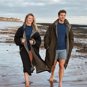 <span class=keywords><strong>Parka</strong></span> de natación impermeable a prueba de viento, bata de cambio de secado rápido con cremallera para hombres y mujeres, surf de natación - Product Image 6