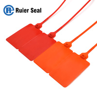 Scellés de sécurité jetables REP722 à serrage progressif, numérotés, en plastique, avec code-barres