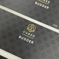 Impression de feuille de marquage à chaud uv personnalisée avec autocollants d'emballage d'huile essentielle de parfum de logo