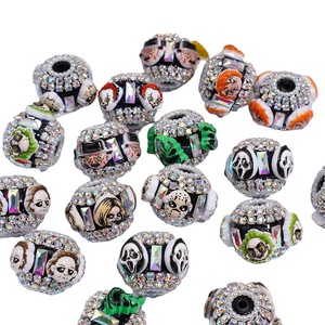 Personaje de Película de Terror con Cadena Rectangular de Diamantes de Colores y Cuentas Hechas a Mano para la Creación de Joyería DIY para Bolígrafos - Product Image 1