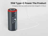 Kit d'urgence automobile : Démarreur de batterie, Souffleur, Pompe à pneus, Lampe LED, Charge rapide USB, Impression de logo personnalisé, Vente en gros