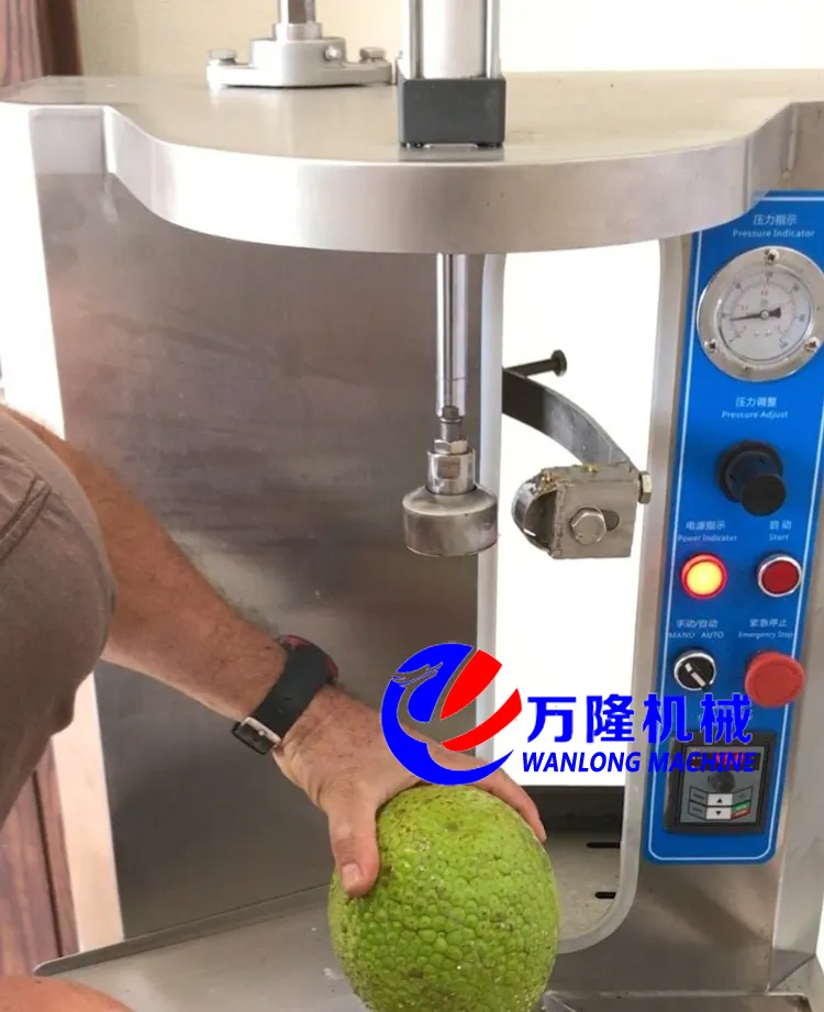 Ananas Peeling Machine Pompoen Dunschiller Machine Met Speed Controller
