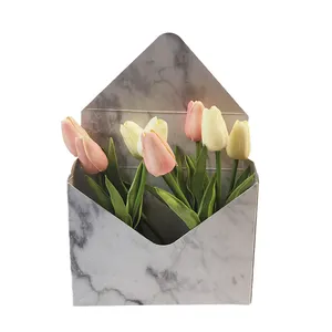 Boîtes à fleurs en papier à design personnalisé, jolis coffrets pour fleurs Saint valentin, 12 pièces