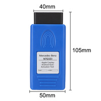 Auto OBD Activator CarPlay Android Auto Activation Tool for Mercedes Benz NTG5S1 NTG5.1 IOS Android Car Diagnostic Tool