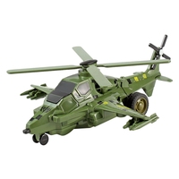 Juguete de Plástico para Niños, Robot Transformable con un Clic, Avión Militar, Tanque, Armadura, Rompecabezas de Impacto Inercial