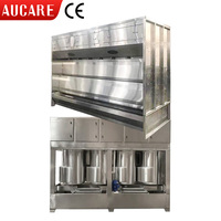 Cabine de peinture à rideau d'eau cyclonique AUCARE AU-15 Mini avec certification CE, taille personnalisable pour usage industriel