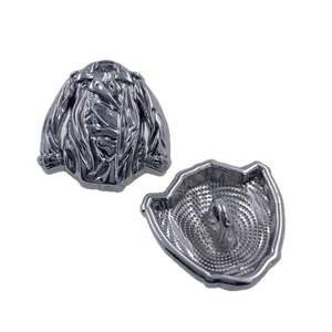 Patrón Cosido a mano Suéter Gabardina Abrigo de punto Botón de metal - Product Image 5