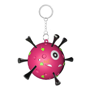 New Design Golf Ball Tee <strong>Holder</strong> Holds 18 Tees Built to Last Silicone Qute <strong>Nin</strong>/ Golf Tee <strong>Holder</strong> With Keychain - Product Image 2