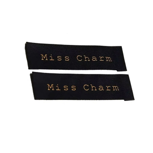 Étiquettes tissées OEM ODM pour vêtements, étiquettes de vêtements tissées de qualité supérieure, fournisseur d'étiquettes tissées fabriquées au Pakistan - Product Image 5