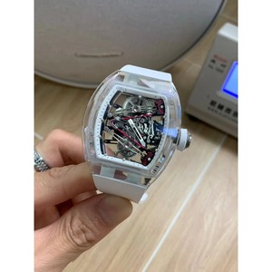 Montre mécanique automatique de luxe pour homme, style designer, mouvement squeletté transparent, tourbillon, avec logo OEM - Product Image 4