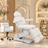 Lit de beauté électrique multifonctionnel de luxe à prix d'usine pour soins du visage, cils, microblading pour salon
