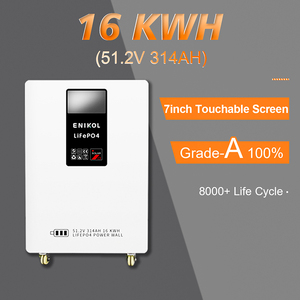 Enikol簡単な移動リチウムイオン電池パックタッチスクリーン付きリチウム電池48v 300ah LiFePo4バッテリー15kWh 16kWh - Product Image 2