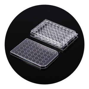 Placa de Cultivo Celular Qianling de 96 Pocillos, Microplaca de Laboratorio Desechable de Plástico para Cultivo Celular - Product Image 1