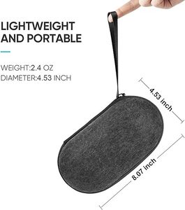 Bolsa de viaje para gafas EVA de poliéster, funda con cremallera para gafas inteligentes Ar para Xreal Air/Air 2 Pro y <span class=keywords><strong>Rokid</strong></span> Air/<span class=keywords><strong>Max</strong></span>-case only - Product Image 5