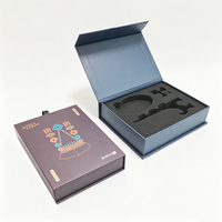 Boîte cadeau personnalisée avec couvercle et base blancs, boîte rigide de luxe noire avec coussin pour montre, bracelet, bijoux, vente en gros, boîte en deux parties, fabrication en usine