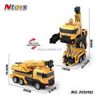 Juguetes de construcción de 40MHZ, vehículos con Control remoto, transforman la deformación, Robot de juguete, coche, camiones Rc
