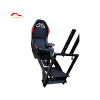 Silla de juego Soporte de cabina Volante de conducción F1 Cabina Simulador de conducción de automóviles Sim Racing Cabina para PS4 PS5