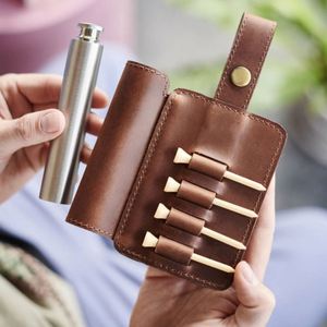 กระเป๋าใส่ทีกอล์ฟหนัง PU แบบสั่งทำได้ ทนทาน แฟชั่น พร้อมสกรีนชื่อ ของขวัญวันพ่อ วันเกิด - Product Image 3