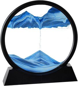 Cadre d'art de sable mouvant 3D en gros, décoration artistique de sable marin, cadeau, paysages de sable 3D en mouvement - Product Image 1