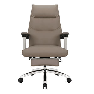 Wholesale Customizable Executive <strong>Leather</strong> Office <strong>Chair</strong> High Back Ergonomic <strong>Swivel</strong> <strong>Leather</strong> <strong>Chair</strong> with Footpedal - Product Image 3