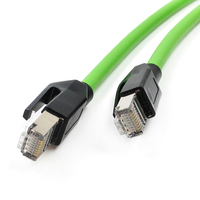 Kabel Fleksibel Drag Konektor M12 Profibus Industrial EtherCAT Ethernet X Coded D Coded 4pin 8pin D RJ45 Cat5e Cat6a