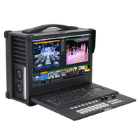 Châssis d'ordinateur industriel portable robuste ATX de 17,3 pouces avec 7 emplacements d'extension pour la diffusion en direct, l'encodage et le streaming