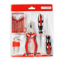 Juego de Herramientas Domésticas Personalizado de 7 Piezas: Destornillador, Cinta Métrica, Llave Allen, Cuchillo Multiusos, Alicates, Cinta Métrica, Estuche Doble Burbuja S