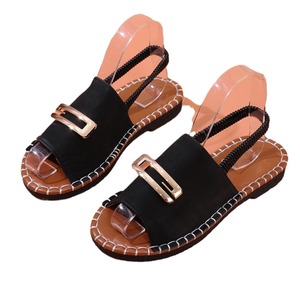 NUEVAS Sandalias Planas Bordadas de Talla Grande con una Sola Tira para Mujer, Estilo Veraniego 2027 - Product Image 6