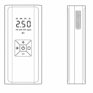 <span class=keywords><strong>Inflador</strong></span> de Neumáticos para Automóvil Personalizado de Fábrica con Pantalla Digital, Servicio OEM ODM y Dropshipping - Product Image 1