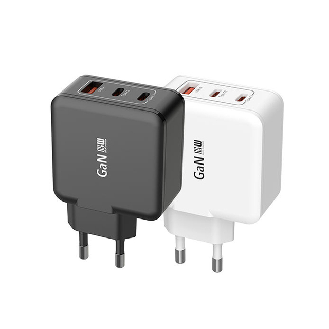 GAN 65W Fast Charger for Laptop & Mobile Phone USB Type C Port Adapter Universal Home & Travel Charger Notebook Compatible