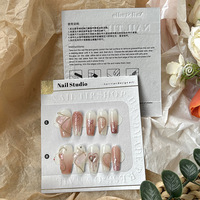 TSZS Carte d'Affichage d'Ongles Carrée Personnalisée Haute Qualité Divers Designs Cartes d'Emballage pour Faux Ongles Vente en Gros