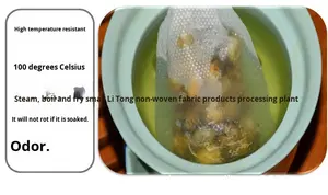 10 * 12cm非織り熱密封生ハーバルメディシンバッグ,ヨモギ足バス & 健康茶煎じ薬 - Product Image 6