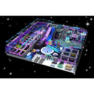 Gran Parque de Juegos Interior con Trampolines, Cama Elástica, Puente Rodante y Laberinto para Niños - Product Image 2