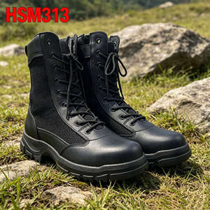 Bottes tactiques <span class=keywords><strong>WYC</strong></span>, Sénégal, haute performance, pour terrains complexes, semelle extérieure en PU, avec Velcro et fermeture éclair HSM313 - Product Image 2