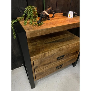 Elegante Aparador de Madera de Mango con Amplio Espacio de Almacenamiento, Construcción Duradera, Perfecto para Sala de Estar o Dormitorio - Product Image 3