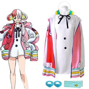 ชุดคอสเพลย์อนิเมะเรื่องฟิล์มเรด ยูตะ สำหรับผู้หญิง ขายส่ง ชุดเดรส แจ็คเก็ต เสื้อคลุม สำหรับงานปาร์ตี้ฮาโลวีน - Product Image 2