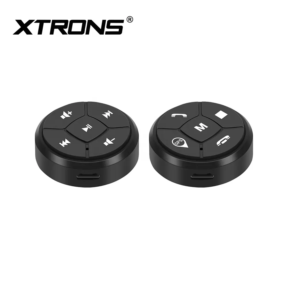 XTRONS pulsante di controllo del volante dell'auto ricaricabile wireless universale per Auto dvd gps audio stereo interruttore automatico remoto