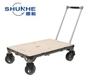 Carretilla de mano plegable para exteriores 3 en 1 con logotipo OEM de mesa, almacenamiento compacto, capacidad de 68KG - Product Image 3